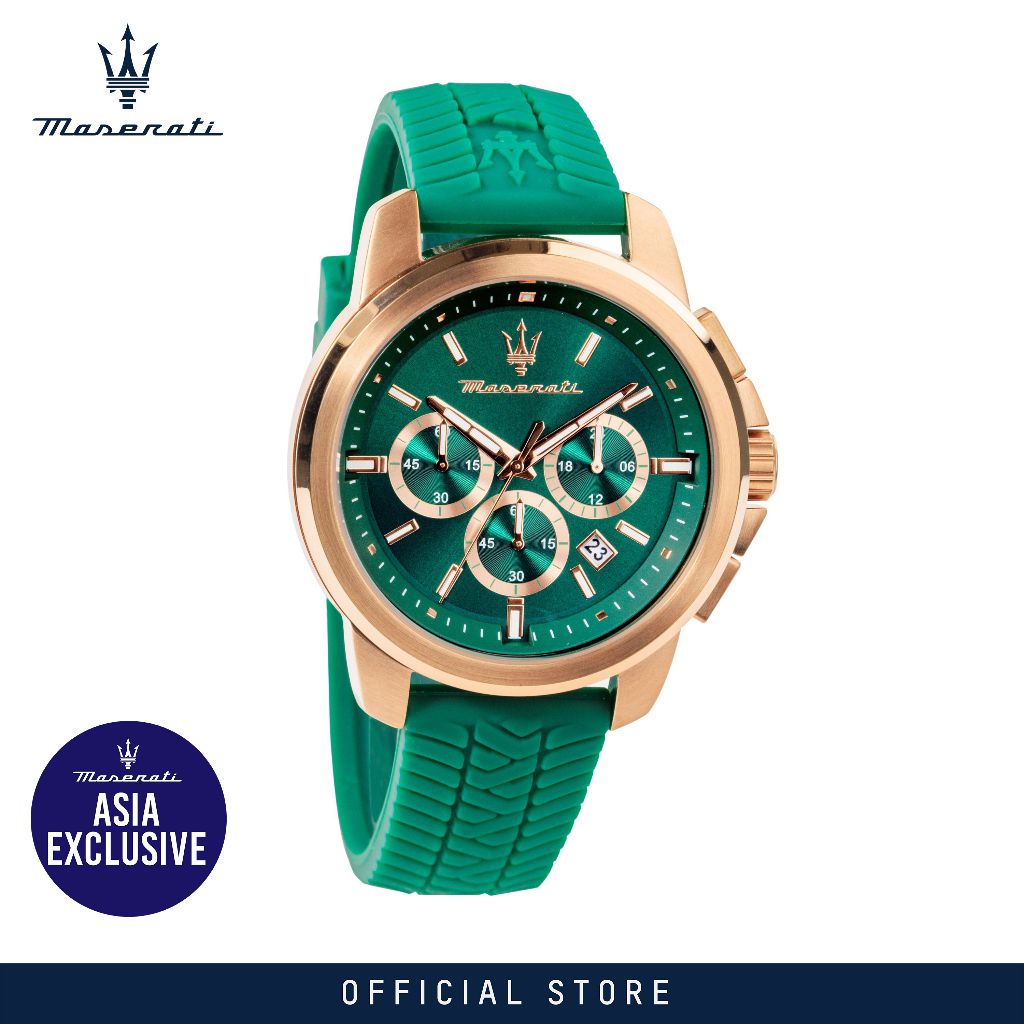 【Asia Exclusive】 Maserati Successo 44mm Men's Quartz นาฬิกาข้อมือ R8871621038 Japan Movement